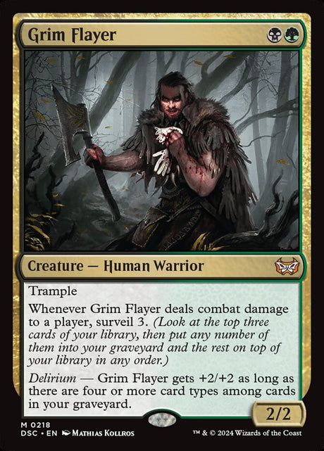 Grim Flayer (218) - Duskmourn: House of Horror Commander (DSC)