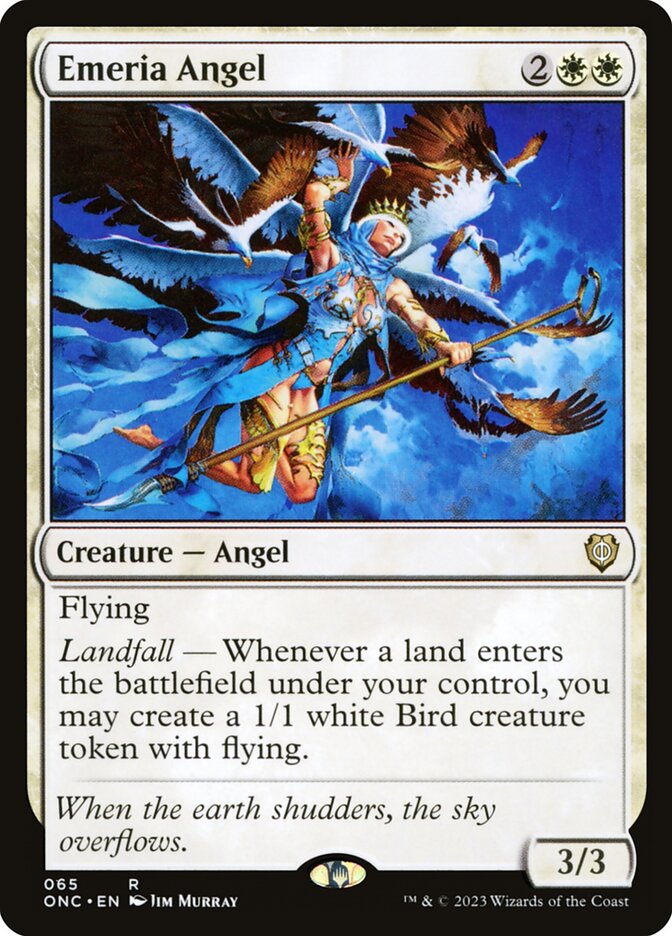 Emeria Angel (65) - Phyrexia: All Will Be One Commander (ONC)