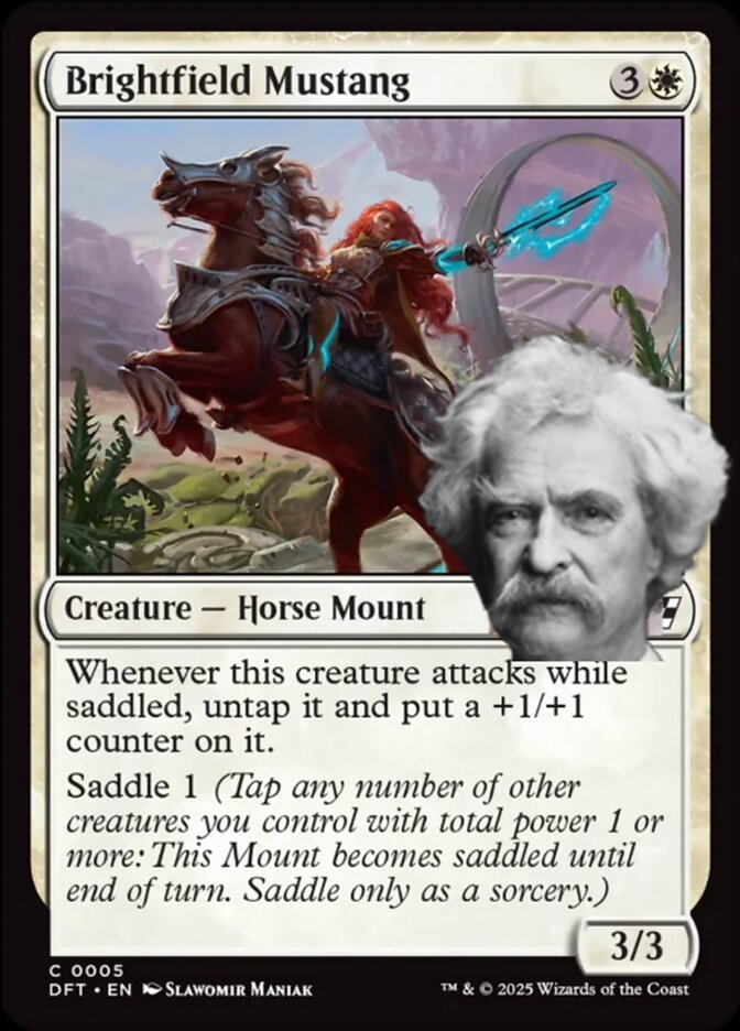 Brightfield Mustang - [Foil] Aetherdrift (DFT)