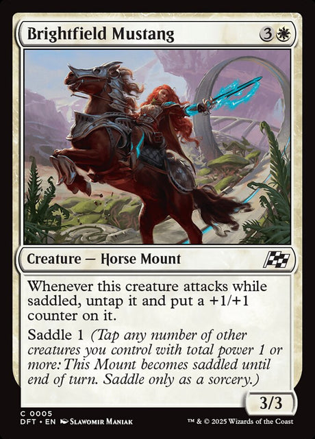 Brightfield Mustang (5) - Aetherdrift (DFT)