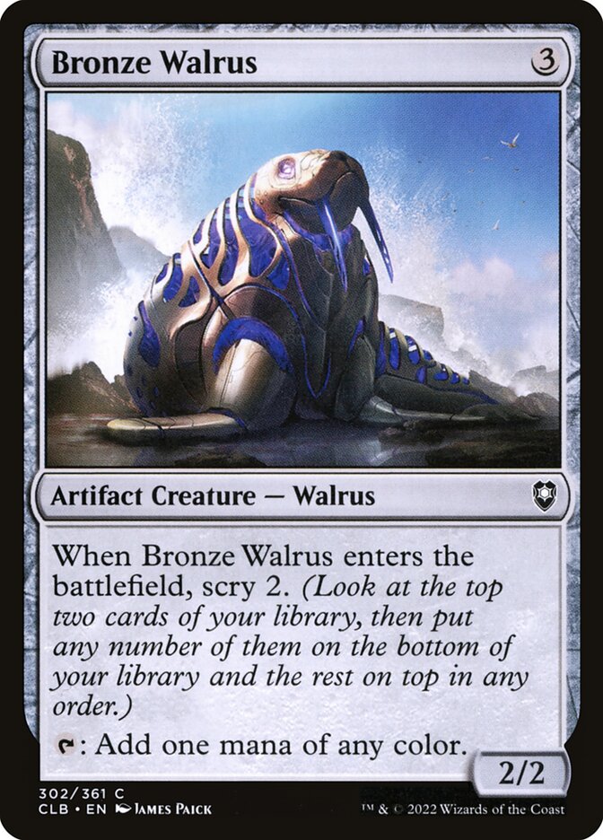 Bronze Walrus (302) - Commander Legends: Battle for Baldur's Gate (CLB)