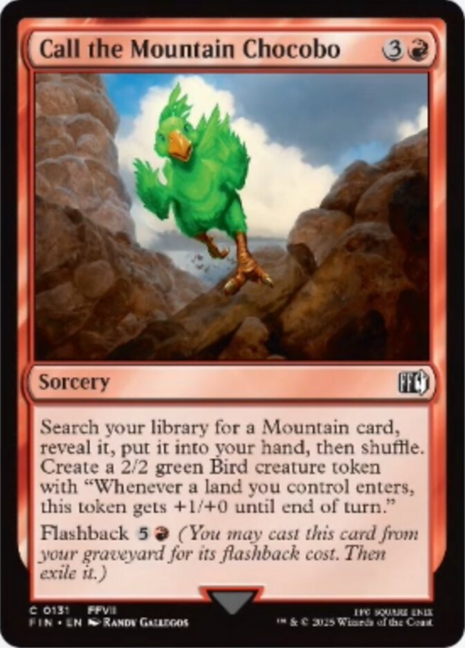 Call the Mountain Chocobo (131) - [Foil] Final Fantasy (FIN)