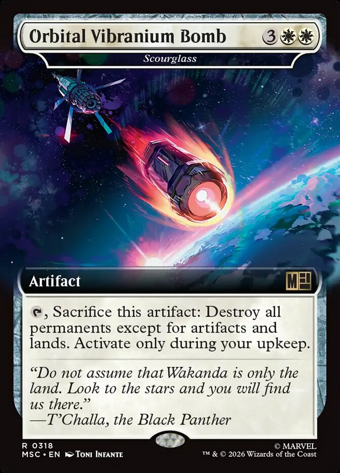 Orbital Vibranium Bomb - Scourglass (318) - Marvel Super Heroes Commander (MSC)
