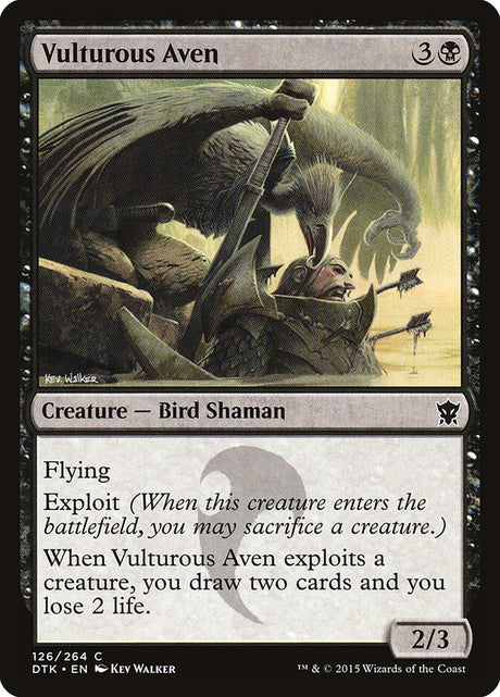 Vulturous Aven (126) - Dragons of Tarkir (DTK)