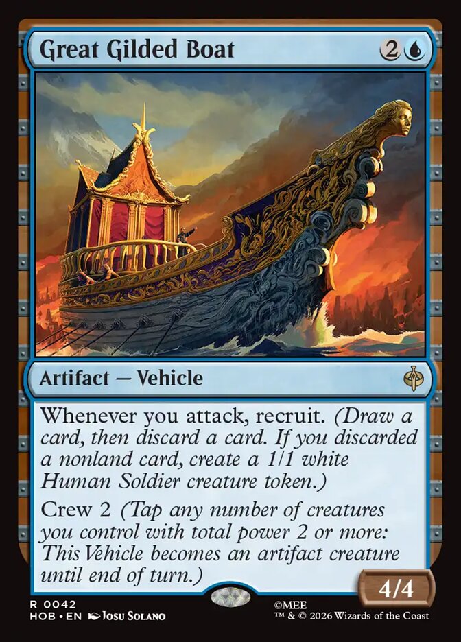 Great Gilded Boat (42) - The Hobbit (HOB)