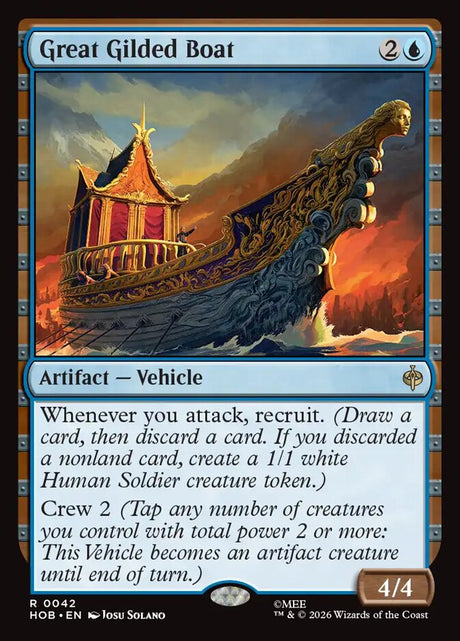 Great Gilded Boat (42) - The Hobbit (HOB)