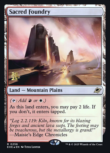 Sacred Foundry (256s) - Edge of Eternities Promos (PEOE)