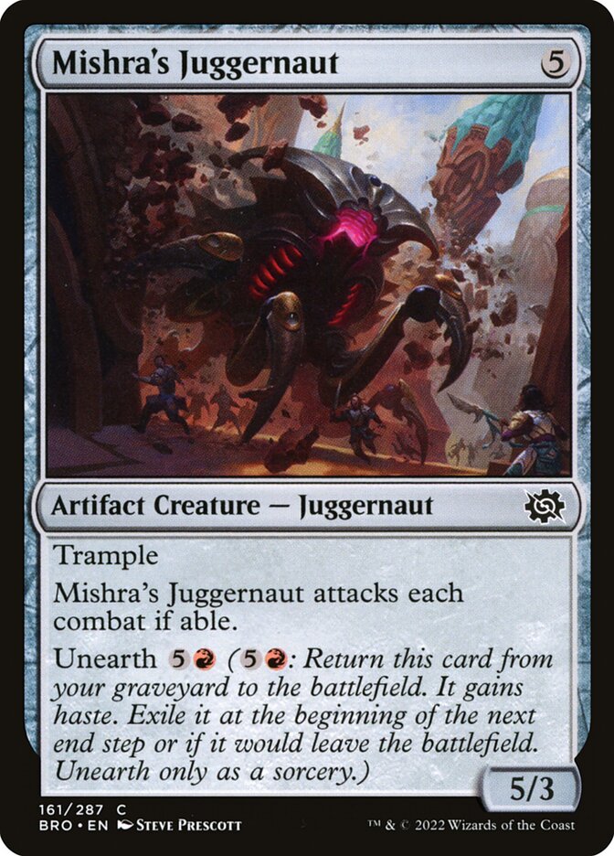 Mishra's Juggernaut (161) - The Brothers' War (BRO)