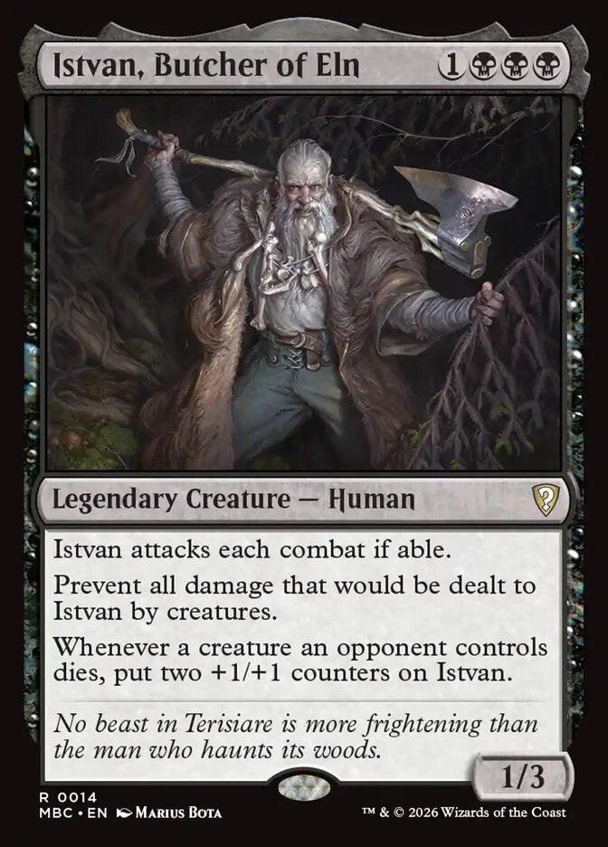 Istvan, Butcher of Eln (14) - Mystery Booster Commander Edition (MBC)