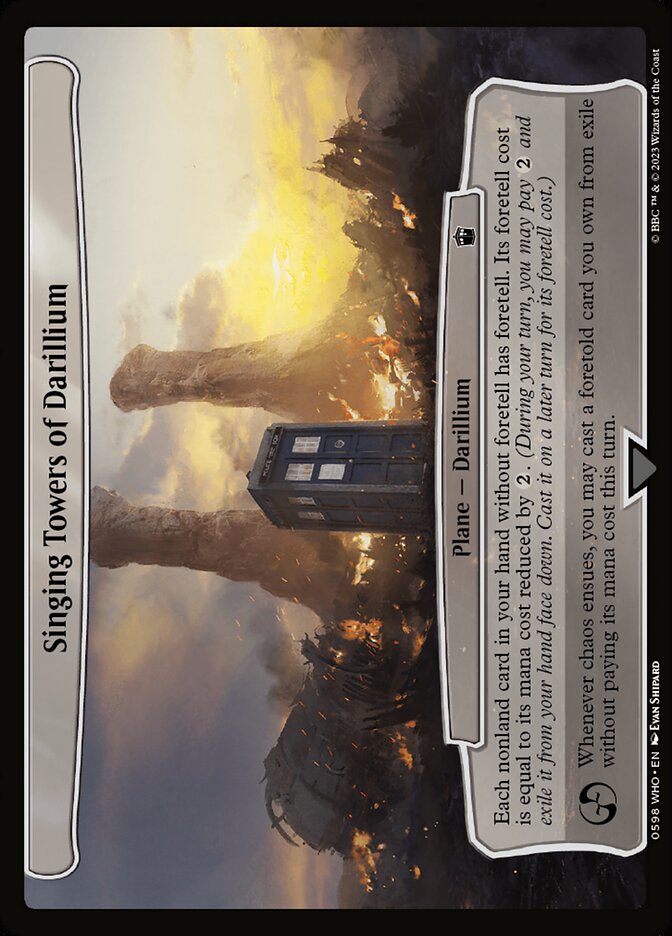 Singing Towers of Darillium (598) - Doctor Who (WHO)