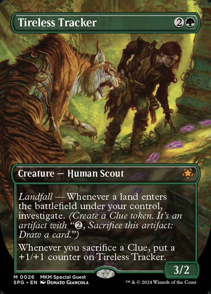 Tireless Tracker - [Foil, Borderless] Special Guests (SPG)