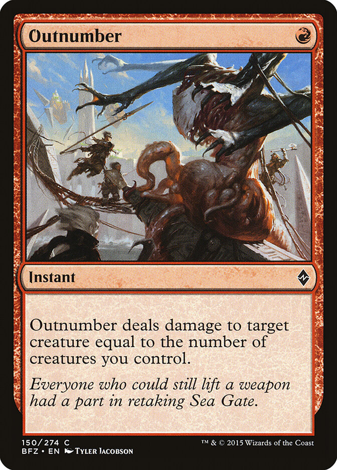 Outnumber (150) - Battle for Zendikar (BFZ)