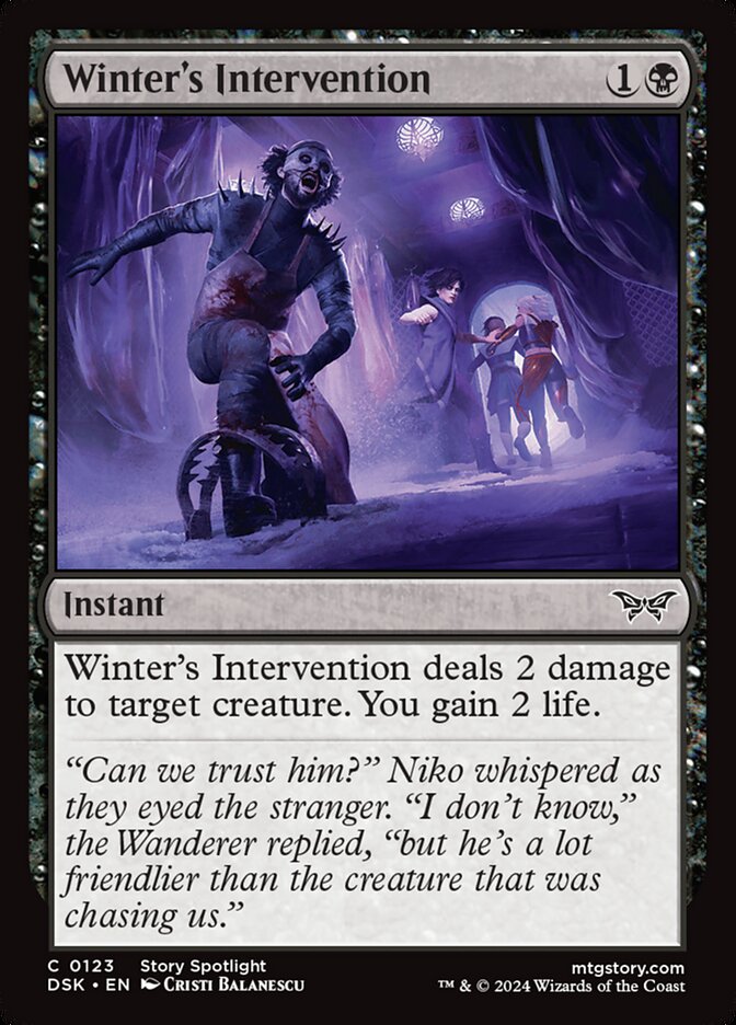 Winter's Intervention - [Foil] Duskmourn: House of Horror (DSK)