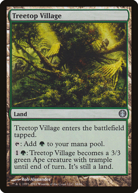Treetop Village (38) - Duel Decks: Knights vs. Dragons (DDG)