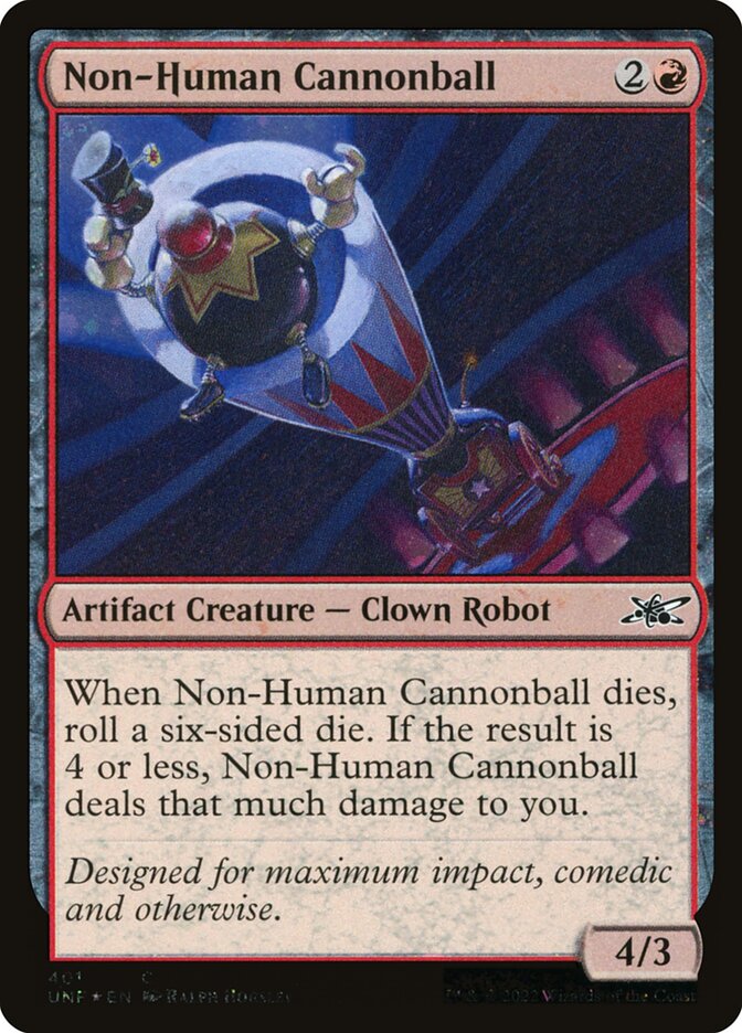 Non-Human Cannonball (401) - Unfinity (UNF)