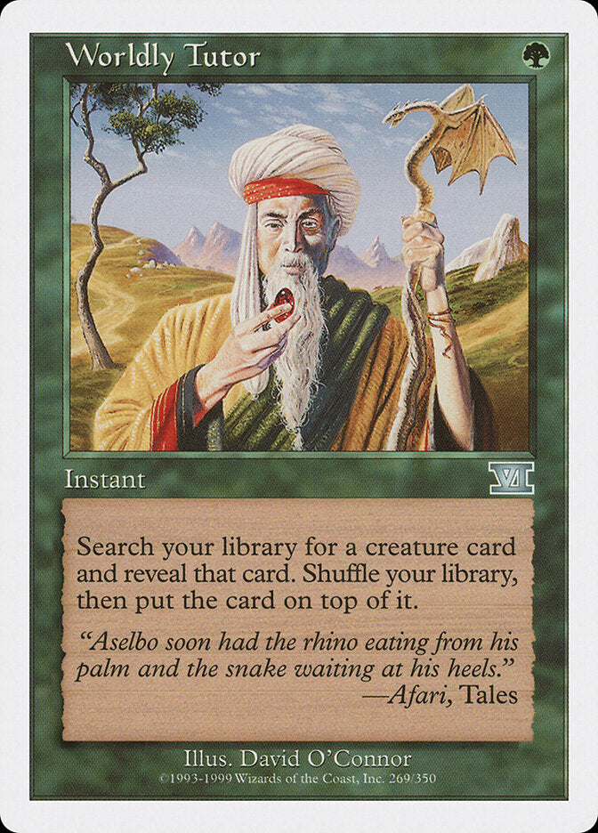 Worldly Tutor (269) - Classic Sixth Edition (6ED)