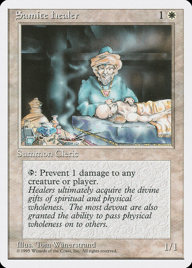 Samite Healer (47) - Fourth Edition (4ED)