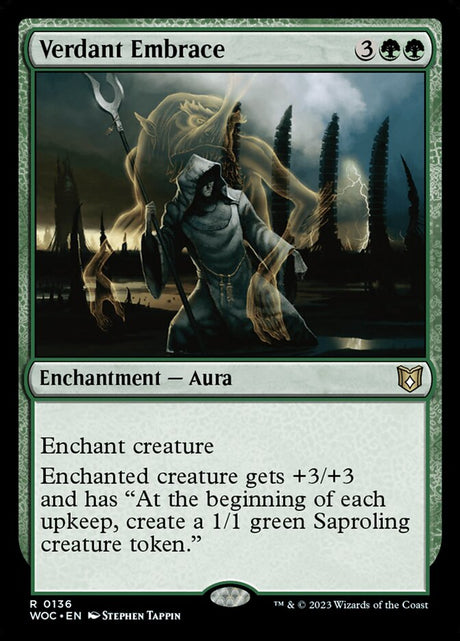 Verdant Embrace (136) - Wilds of Eldraine Commander (WOC)