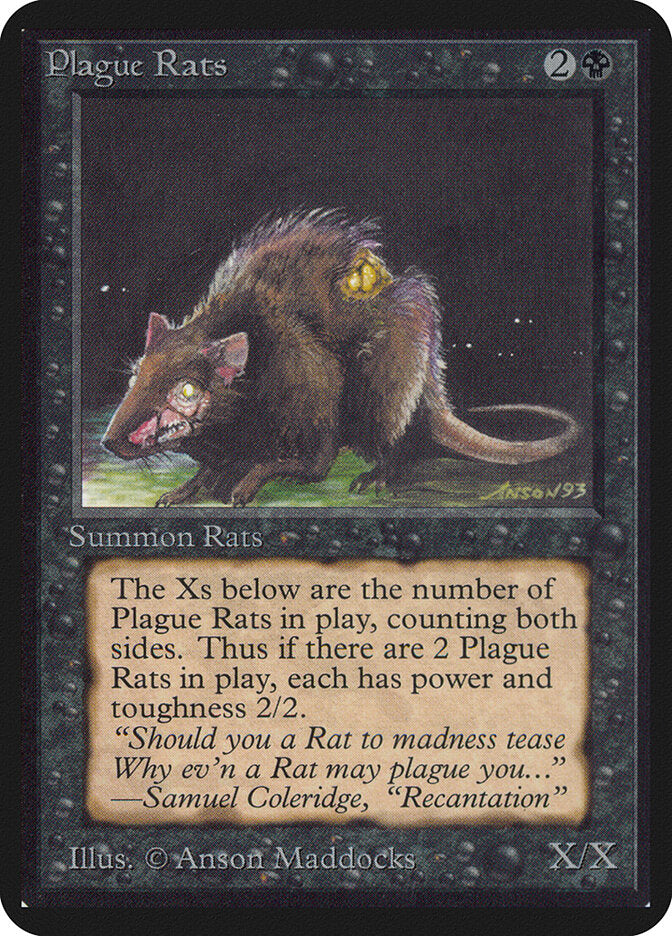 Plague Rats (121) - Limited Edition Alpha (LEA)
