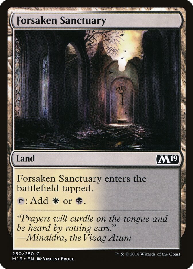 Forsaken Sanctuary (250) - Core Set 2019 (M19)