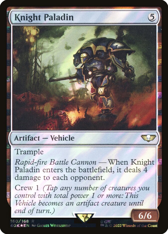 Knight Paladin (160★) - Warhammer 40,000 Commander (40K)