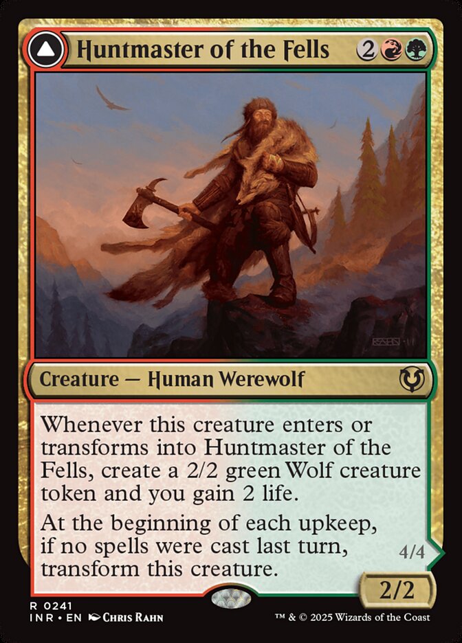 Huntmaster of the Fells // Ravager of the Fells (241) - Innistrad Remastered (INR)