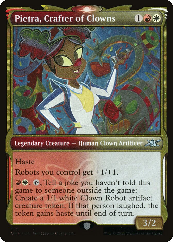 Pietra, Crafter of Clowns (519) - Unfinity (UNF)