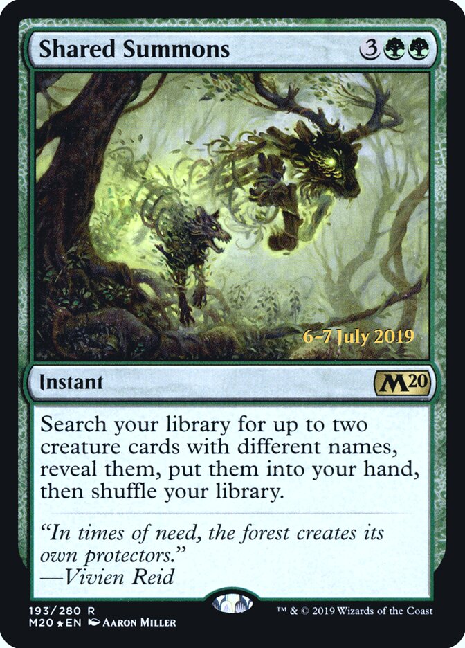 Shared Summons (193s) - Core Set 2020 Promos (PM20)