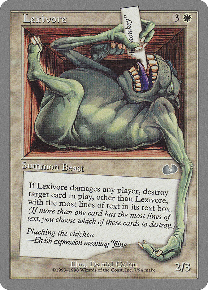 Lexivore (7) - Unglued (UGL)