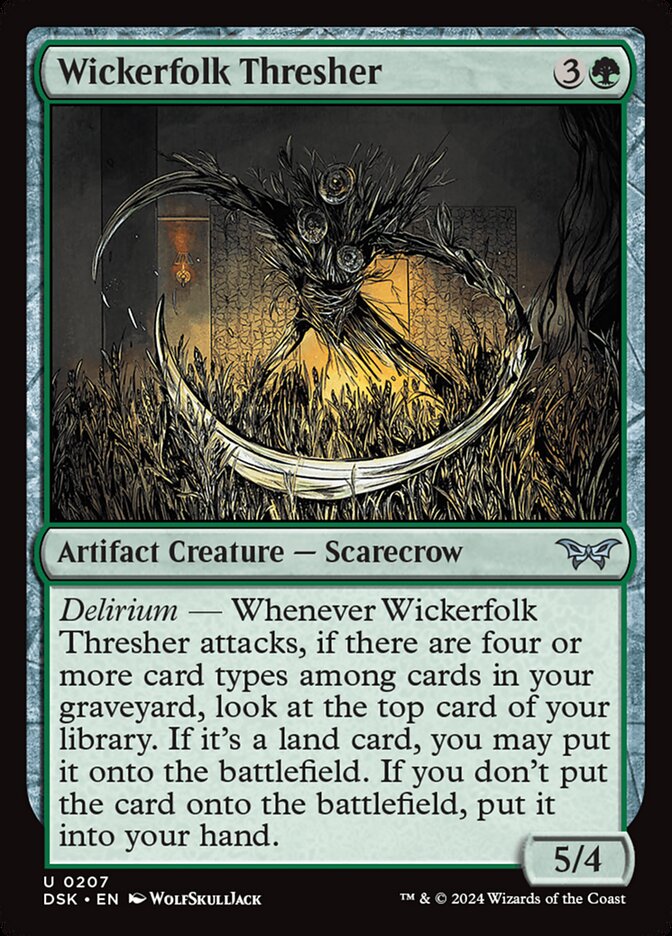 Wickerfolk Thresher - [Foil] Duskmourn: House of Horror (DSK)