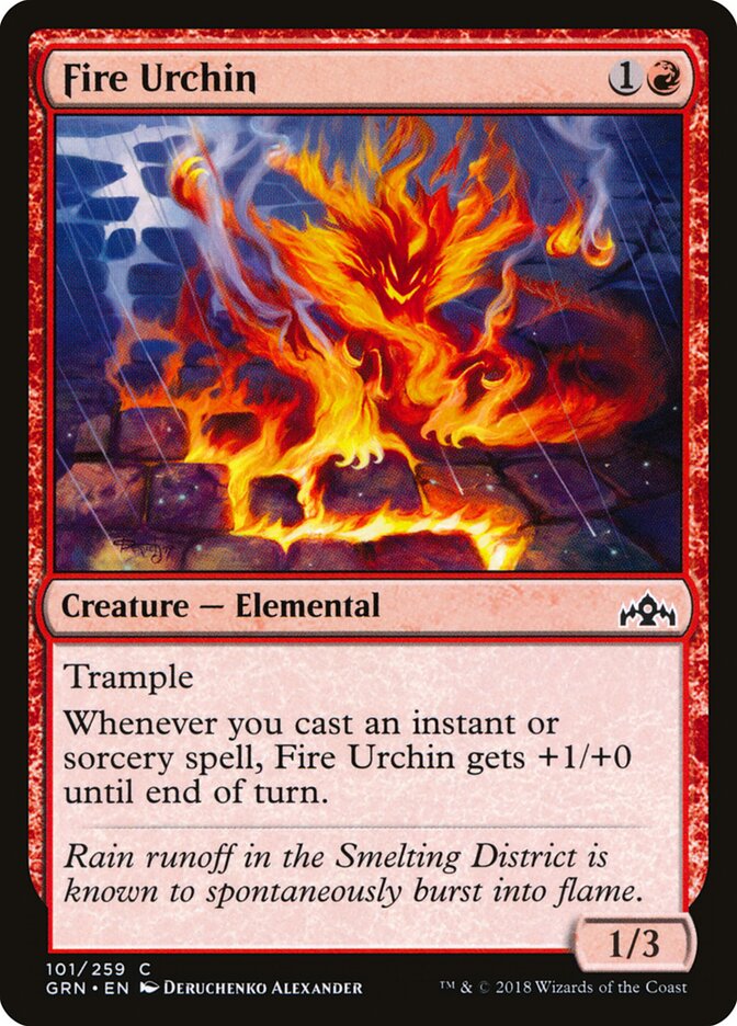 Fire Urchin (101) - Guilds of Ravnica (GRN)