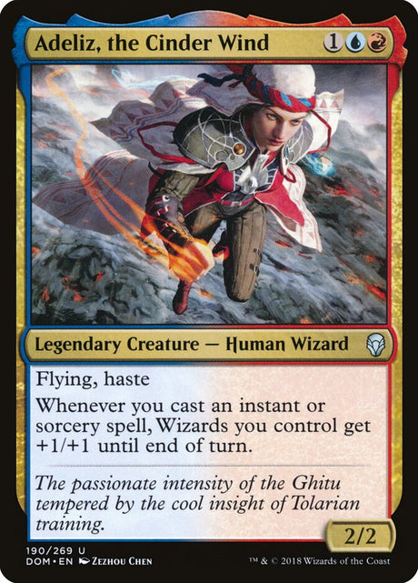 Adeliz, the Cinder Wind (190) - Dominaria (DOM)