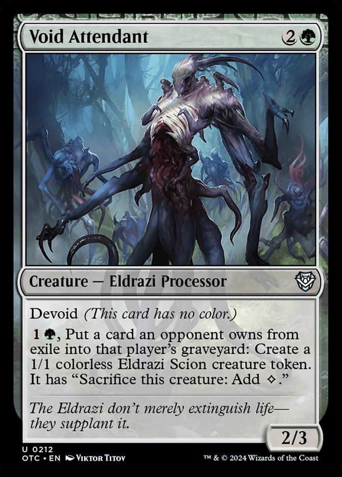 Void Attendant (212) - Outlaws of Thunder Junction Commander (OTC)