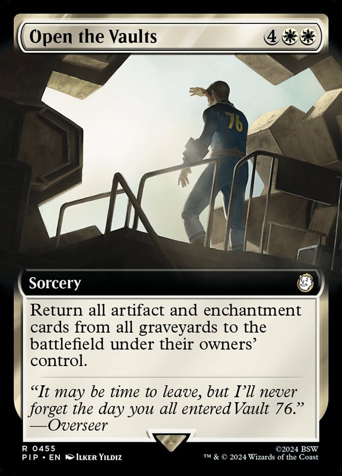 Open the Vaults - [Foil, Extended Art] Fallout (PIP)