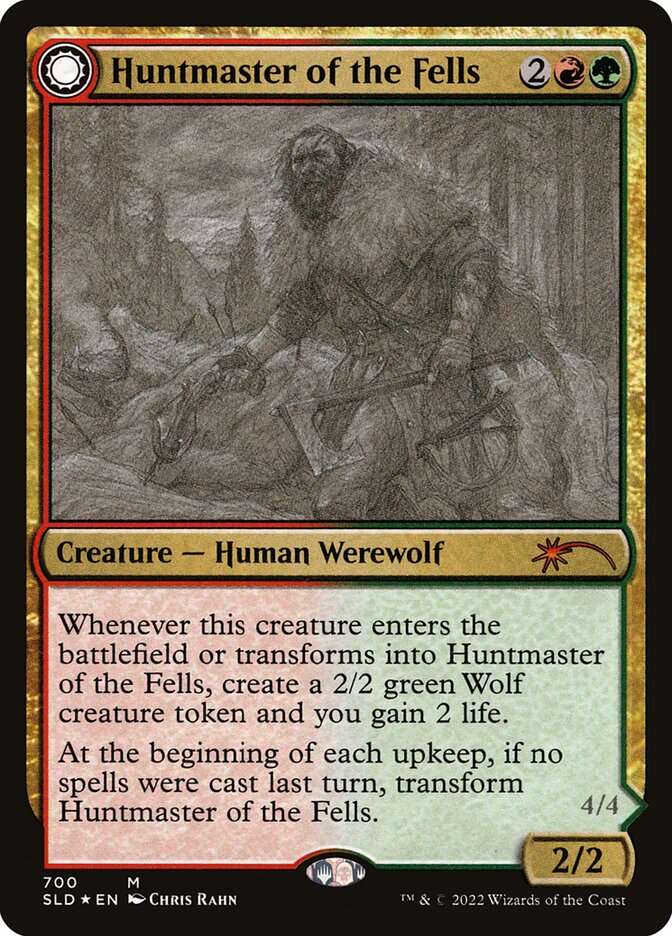 Huntmaster of the Fells // Ravager of the Fells (700) - Secret Lair Drop (SLD)