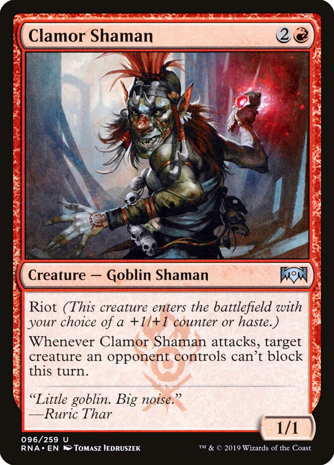 Clamor Shaman (96) - Ravnica Allegiance (RNA)