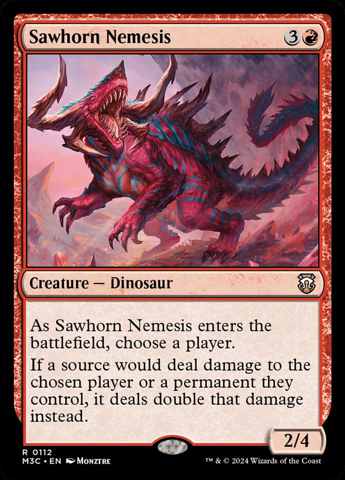 Sawhorn Nemesis - [Foil] Modern Horizons 3 Commander (M3C)