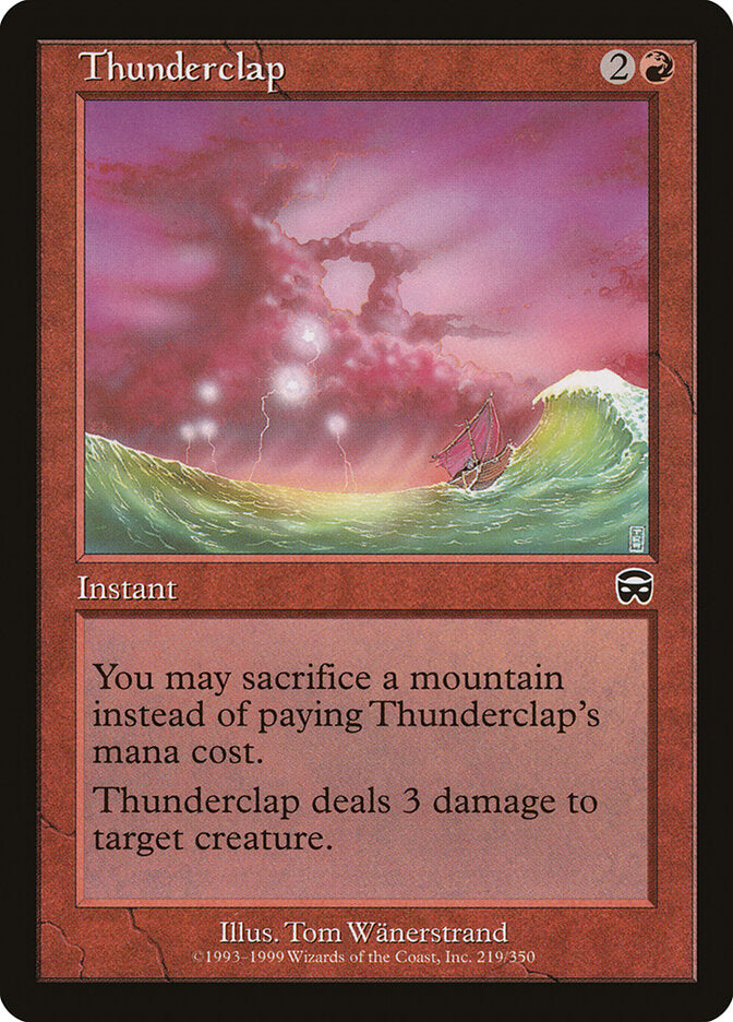 Thunderclap (219) - Mercadian Masques (MMQ)