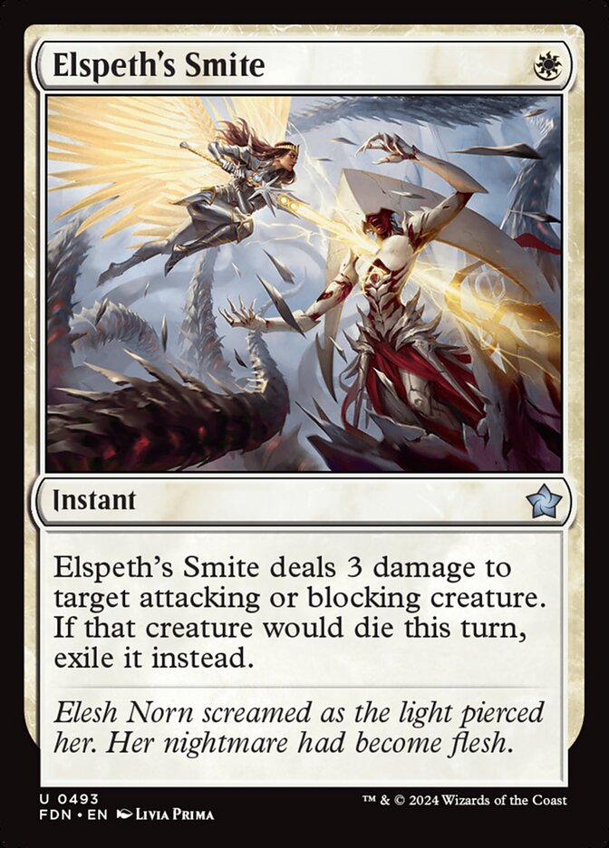 Elspeth's Smite (493) - Foundations (FDN)