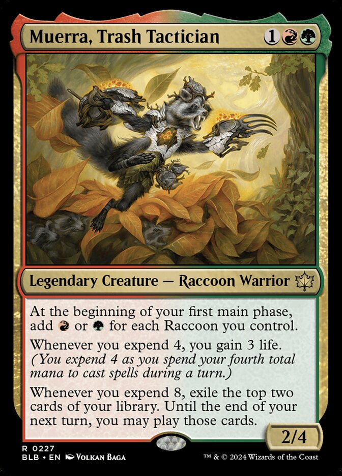 Muerra, Trash Tactician (227) - Bloomburrow (BLB)