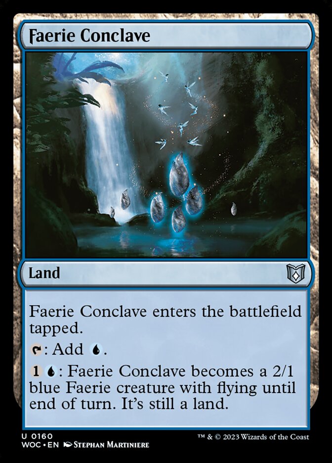 Faerie Conclave (160) - Wilds of Eldraine Commander (WOC)