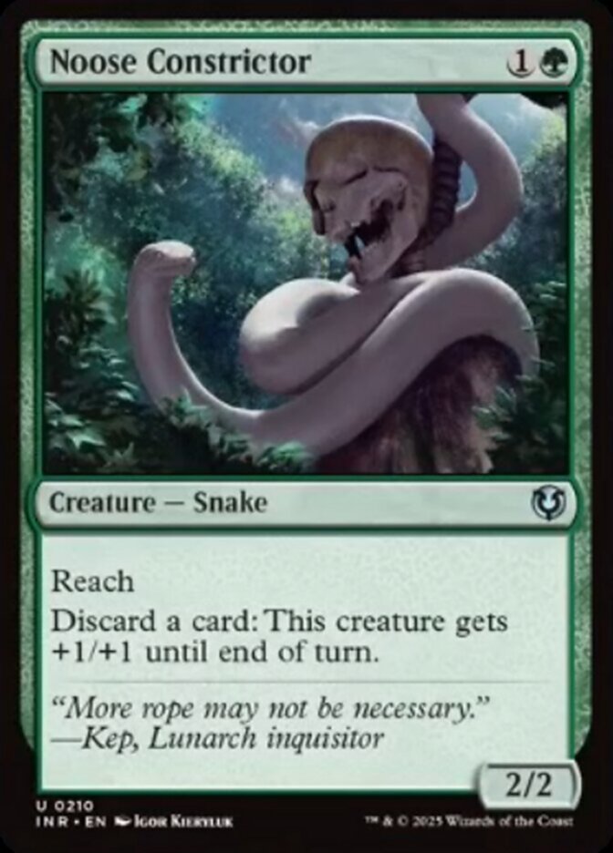 Noose Constrictor - [Foil] Innistrad Remastered (INR)