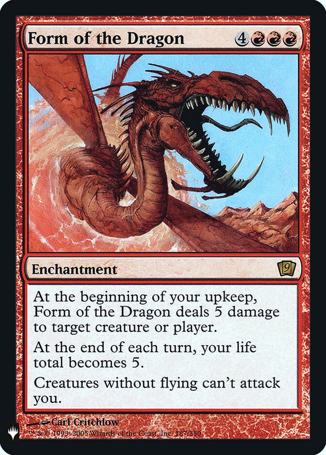Form of the Dragon (9ED-187) - The List (PLST)