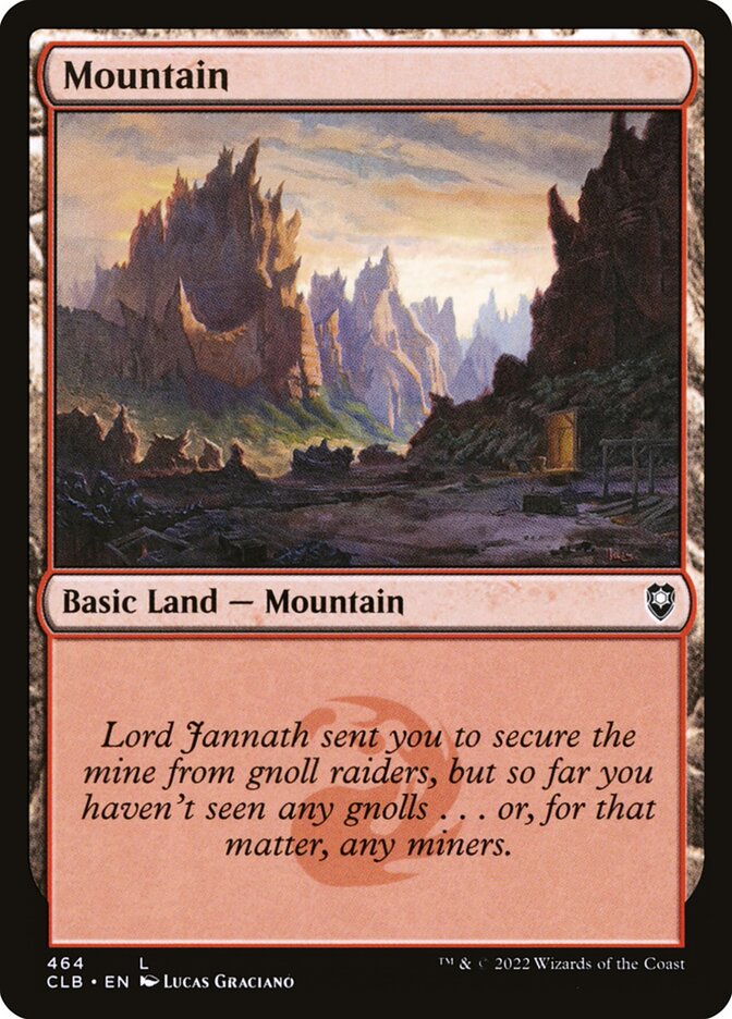 Mountain (464) - Commander Legends: Battle for Baldur's Gate (CLB)