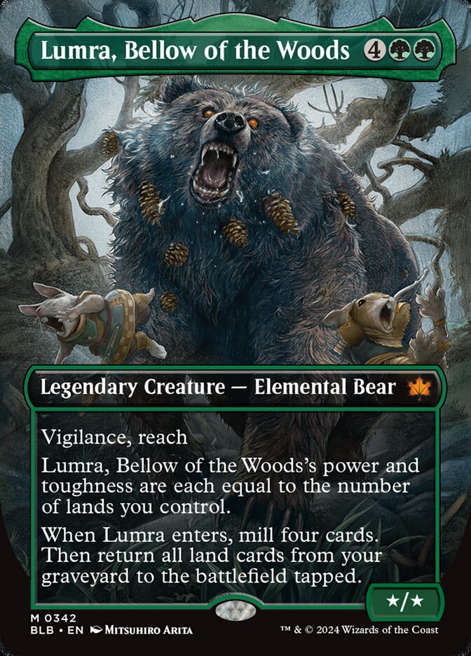 Lumra, Bellow of the Woods - [Foil, Borderless] Bloomburrow (BLB)
