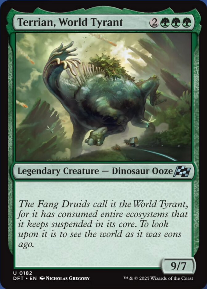 Terrian, World Tyrant - [Foil] Aetherdrift (DFT)