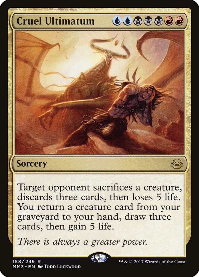 Cruel Ultimatum (158) - Modern Masters 2017 (MM3)