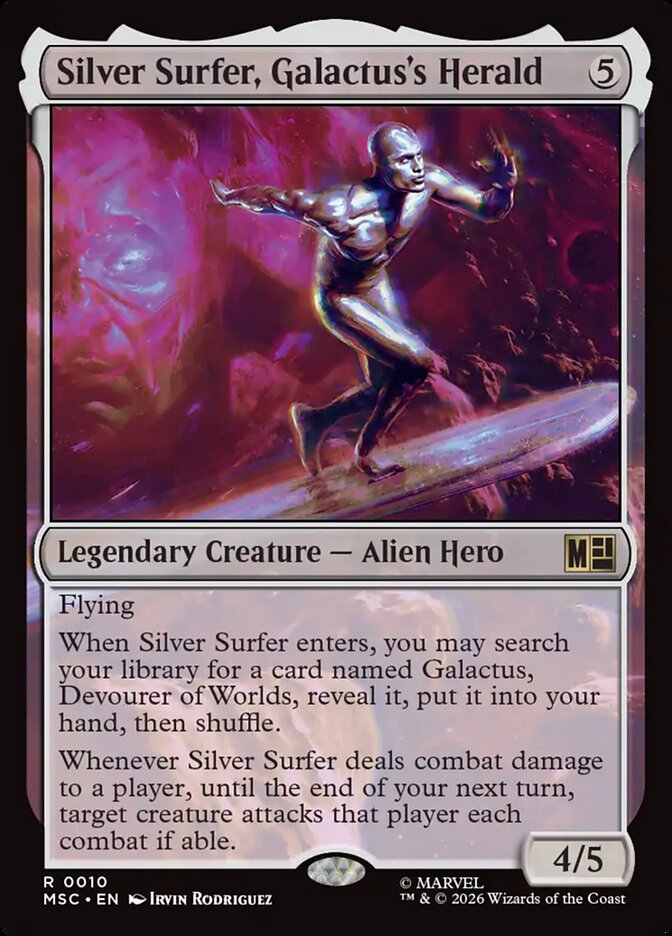 Silver Surfer, Galactus's Herald (10) - Marvel Super Heroes Commander (MSC)