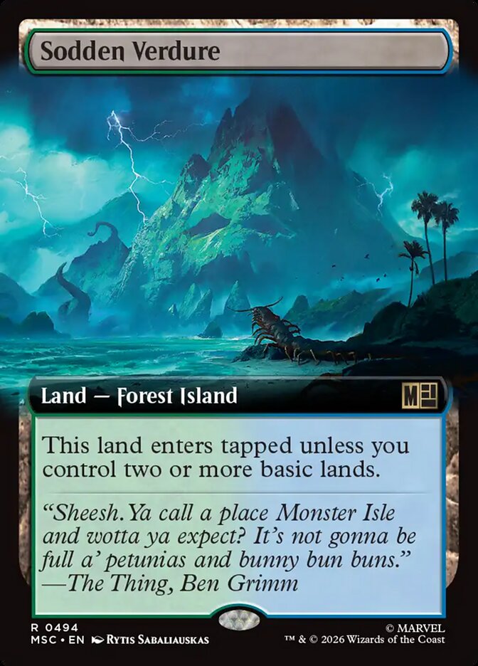 Sodden Verdure (494) - Marvel Super Heroes Commander (MSC)