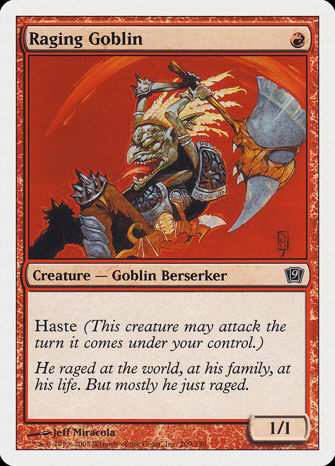 Raging Goblin (209) - Ninth Edition (9ED)